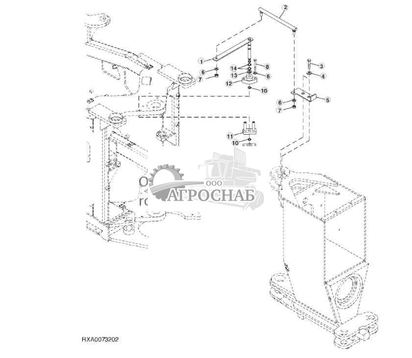 Steering Input Position Sensor (Gudgeon, Heavy Duty) (010444 